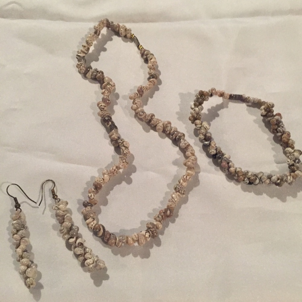 🍍Natural shell clusters set 🐚 coastal vibe